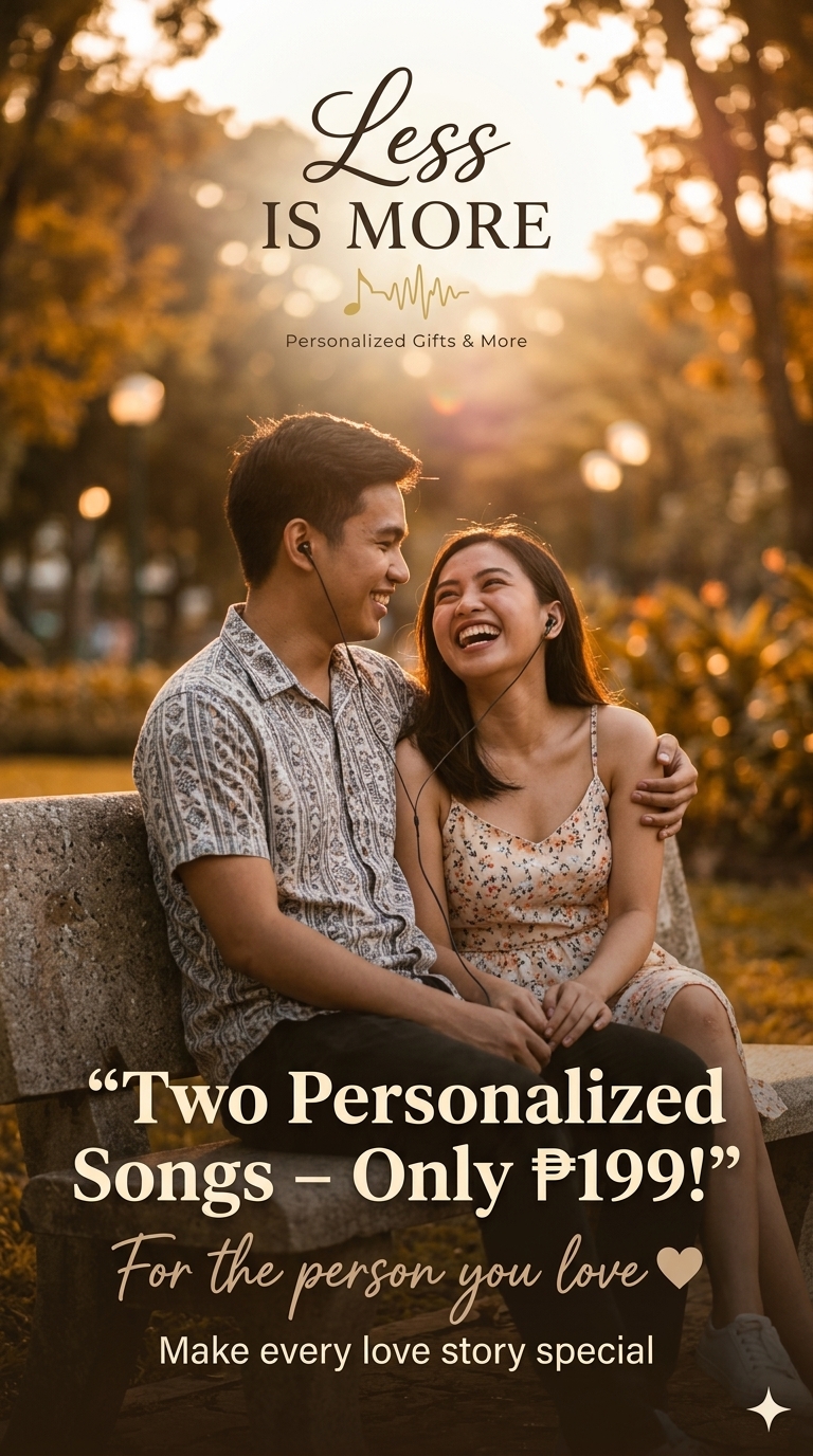 Couple sharing a personalized song moment together